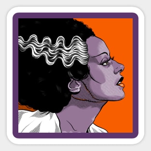 The Bride of Frankenstein Sticker